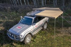 Маркиза автомобильная РИФ комбинированная (прямоугольная с веерной частью) 2,5 м