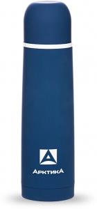 Термос с узким горлом классический с резиновым "шёлковым" покрытием