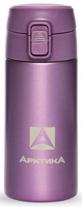 Термос карманный питьевой, сиреневый, 350мл.