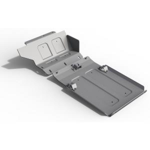 Защита картера ВАЗ 2121 2001-2017, 2 части, алюминий 6 мм