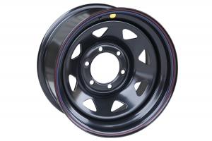Диск усиленный Toyota Hilux 2.5D, 3.0D стальной черный 6x139,7 8xR16 d110 ET-10 (треуг. мелк.)