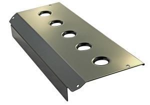 Защита радиатора под бампер РИФ для Nissan Patrol Y61 2004+