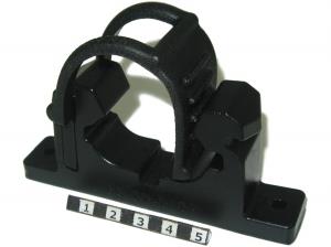 Крепление стволов двуствольного ружья (топора) продольное