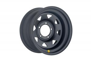 Диск усиленный УАЗ стальной черный (матовый) 5x139,7 8xR16 d110 ET-19 (треуг. мелкий)