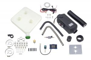 Воздушный стояночный обогреватель 12V/2кВт Keming (пластик.бак 7л) дизель,синий пульт