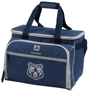 Сумка-холодильник с набором посуды (6 чел). Сумка-холодильник (22 л) 1 шт, стакан 6 шт, вилка 6 шт, 