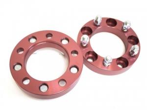 Колёсные проставки 5x139.7, D-108 мм, толщина - 31,75 мм (1,25) красные