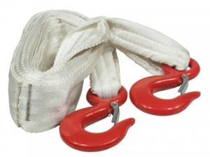 Ремень буксировочный, динамический разрывная нагрузка 4т. 6 м. (60 мм) с крюками