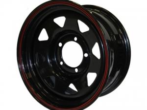 Диск колесный стальной redBTR 8х15/5х139,7 D110 ET-19 черный