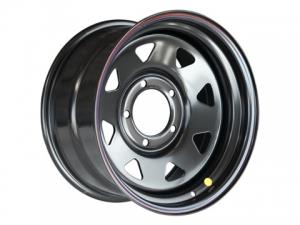 Диск колёсный стальной штампованный 5x150, размер 8х17, ET +25, ЦО 110, черный, №54B