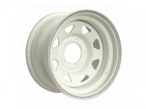 Диск колёсный стальной штампованный 5x139.7, размер 8х15, ET 0, ЦО 110, белый., №69W