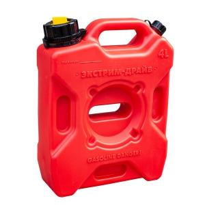 Канистра Экстрим "Драйв" 4 л (красная) (реальный объём 3,7 л)