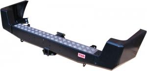 Бампер РИФ силовой задний УАЗ Патриот (2005-2014) с квадратом под фаркоп стандарт