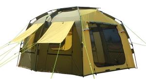 Палатка автомат всесезонная 4 Season Thermal, цвет хаки/желтый