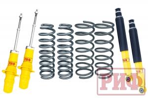 Комплект РИФ усиленной стандартной подвески на SsangYong Kyron +75кг