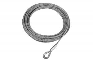 Трос Runva стальной оцинкованный для лебёдки 6 мм x 14,5 м