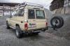 Бампер РИФ силовой задний Toyota Land Cruiser 78 2007+ с квадратом под фаркоп, калиткой и фонарями