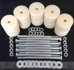 Боди лифт комплект 65 мм УАЗ Патриот капролон (d=70 мм) с крепежом (10 болтов М12x200)