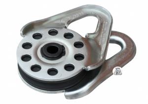 Блок усиления (полиспаст) под синтетический трос 10 мм/9 т , серый