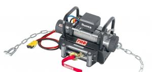 Лебёдка переносная РИФ 8000S c площадкой на цепях и проводами (стальной трос)