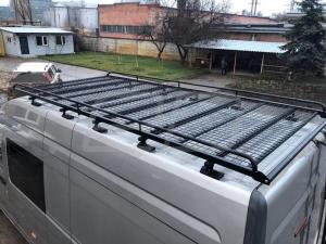 Багажник для Газель Некст (A32R32/A32/R33)(грузопассажир) - грузовая платформа с сеткой