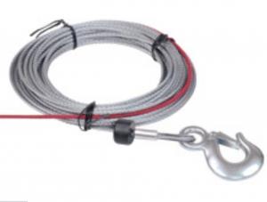 Трос 4 mm X 15.2 m с ограничителем для лебедки COMEUP Cub-2