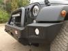 Бампер РИФ силовой передний Jeep Wrangler JK 2006+ с доп. фарами и центральной защитной дугой