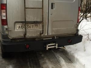 Задний бампер на соболь под лебедку