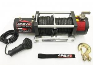 Лебедка автомобильная 4REVO SRX 9500 12В синтетический трос