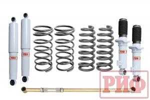 Лифт-комплект РИФ газовый Mitsubishi Pajero Sport II 2009-2015 мягкий лифт 40 мм