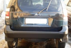 Задний бампер Mitsubishi Pajero Sport