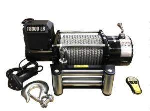 Лебедка автомобильная 4REVO 18000 24V со стальным тросом