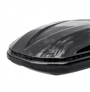 Бокс автомобильный на крышу РИФ Туризм-М 360 л черный глянец, двусторонний