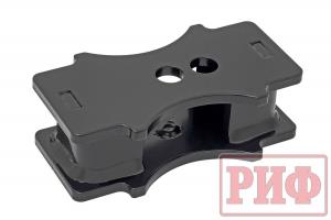 Проставка РИФ рессора-мост H=40 мм (отв.14,5мм ось13мм)