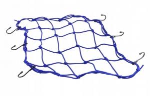 Сетка багажная 40х40 синяя со светоотражающей нитью