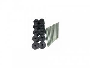 Боди лифт комплект 50 мм Nissan Pathfinder R51 капролон (d=70 мм) с крепежом чёрный цвет