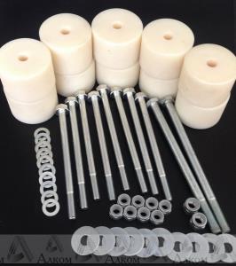 Боди лифт комплект 50 мм УАЗ-452 капролон (d=70 мм) с крепежом (8 болтов М12х160 + 2 болта М12х200)