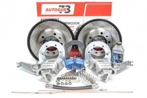 Тормоза дисковые задние УАЗ Патриот 2013+ мост Спайсер под ручник