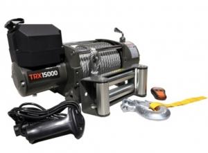 Лебедка автомобильная 4REVO 15000 24V со стальным тросом