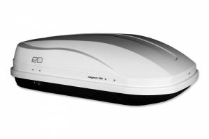 Бокс автомобильный Магнум 350 (белый, тиснение «КАРБОН») (1400х900х420) Быстросъём