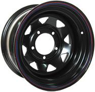 Диск колёсный стальной штампованный 5x150, размер 8х16, ET 0, ЦО 110, черный, №53B