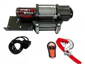Лебедка для квадроцикла / снегохода / кроссовера 4REVO LX-5000 со стальным тросом 
