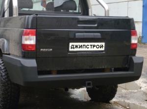 Задний бампер на УАЗ пикап