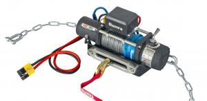 Лебёдка переносная РИФ 8000SR c облегчённой площадкой на цепях и проводами (синт. трос)