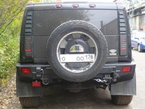 Задний бампер HUMMER H2