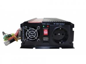 Инвертор напряжения redBTR автомобильный 12/220V 1500W