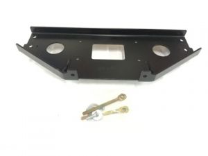 Площадка под лебедку в штатный бампер Nissan Patrol Y61 рестайлинг под клюз