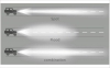 Светодиодная балка 10" (100W) комбинированного света АВРОРА