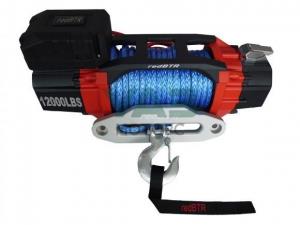 Лебедка redBTR серия PRO 12,0S, 12v, 5443 кг, 218:1, интегрированный блок, синтетический трос