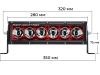 10″ Radiance Plus cерия (6 Светодиодов) Красная подсветка